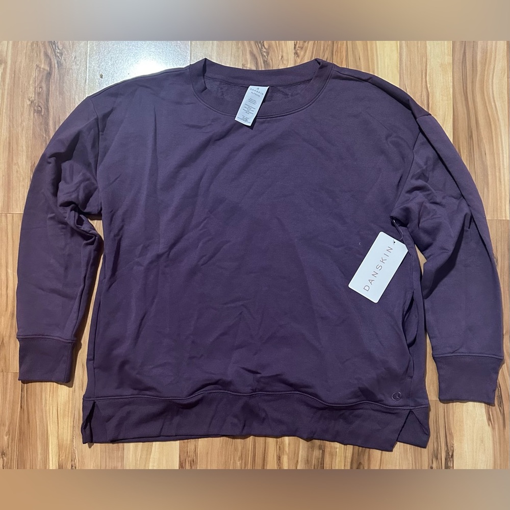 NWT Women’s Split Hem Tunic Vintage Violet Size XL - Picture 3 of 6
